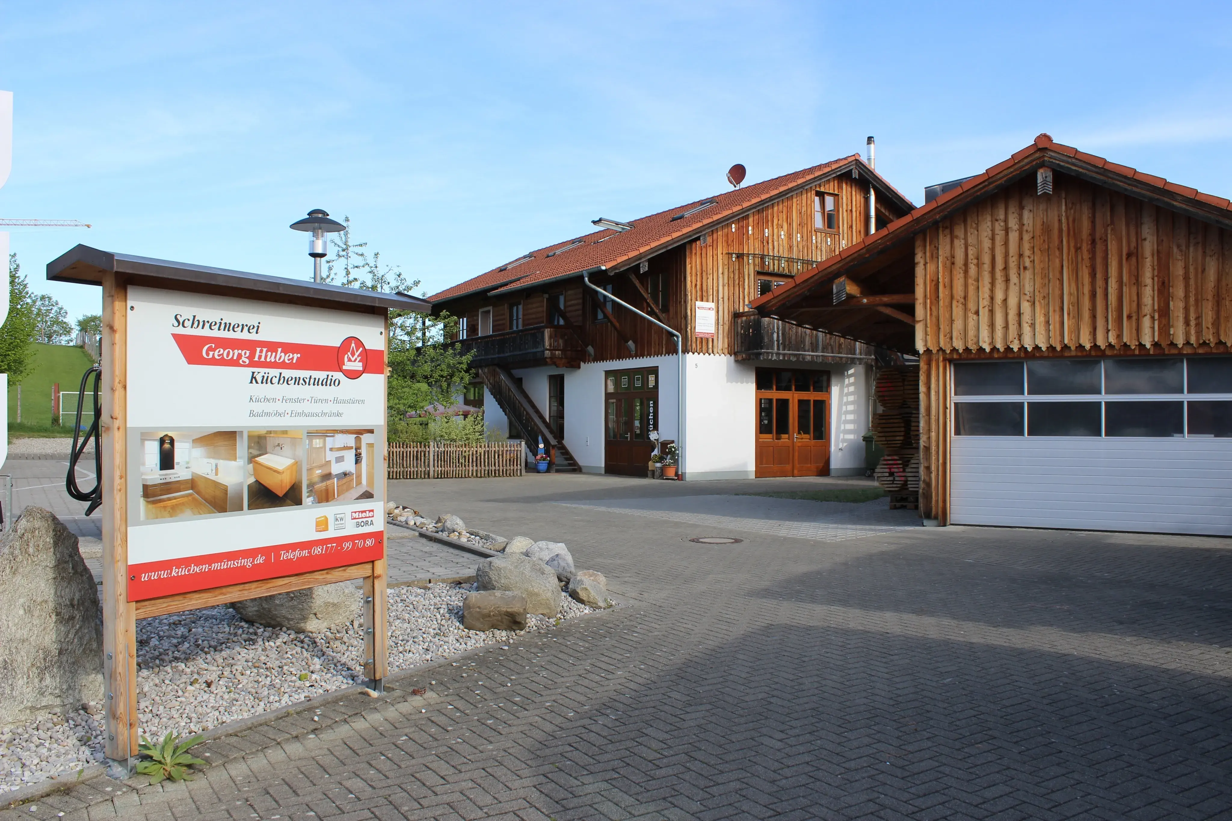 Schreinerei Georg Huber; Haus und Werkstatt