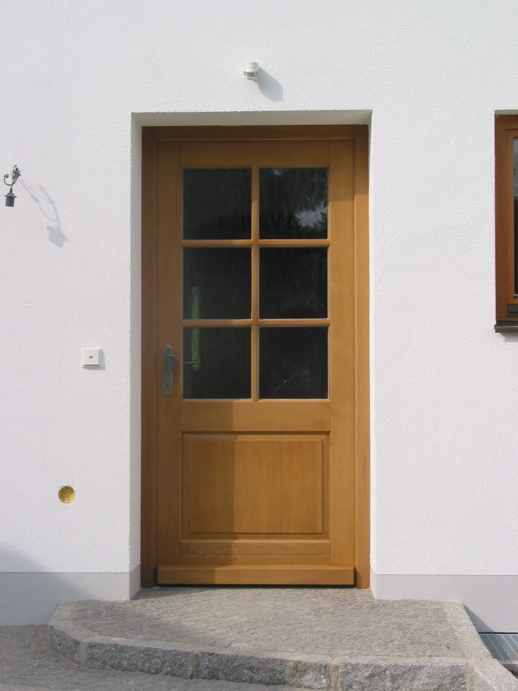 Haustüre in Eiche mit Sprossen 27 mm