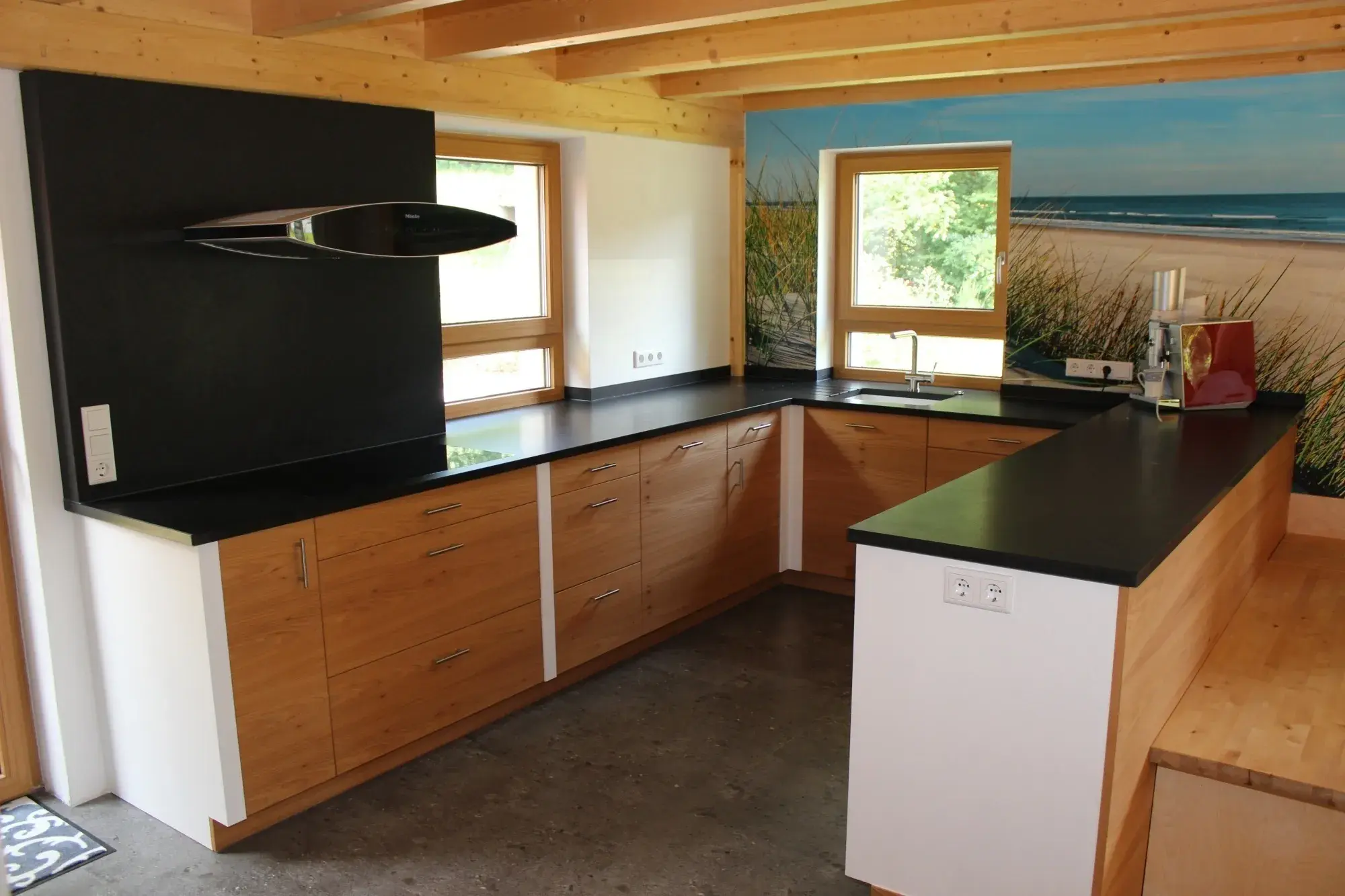 Küche mit maritimem Flair