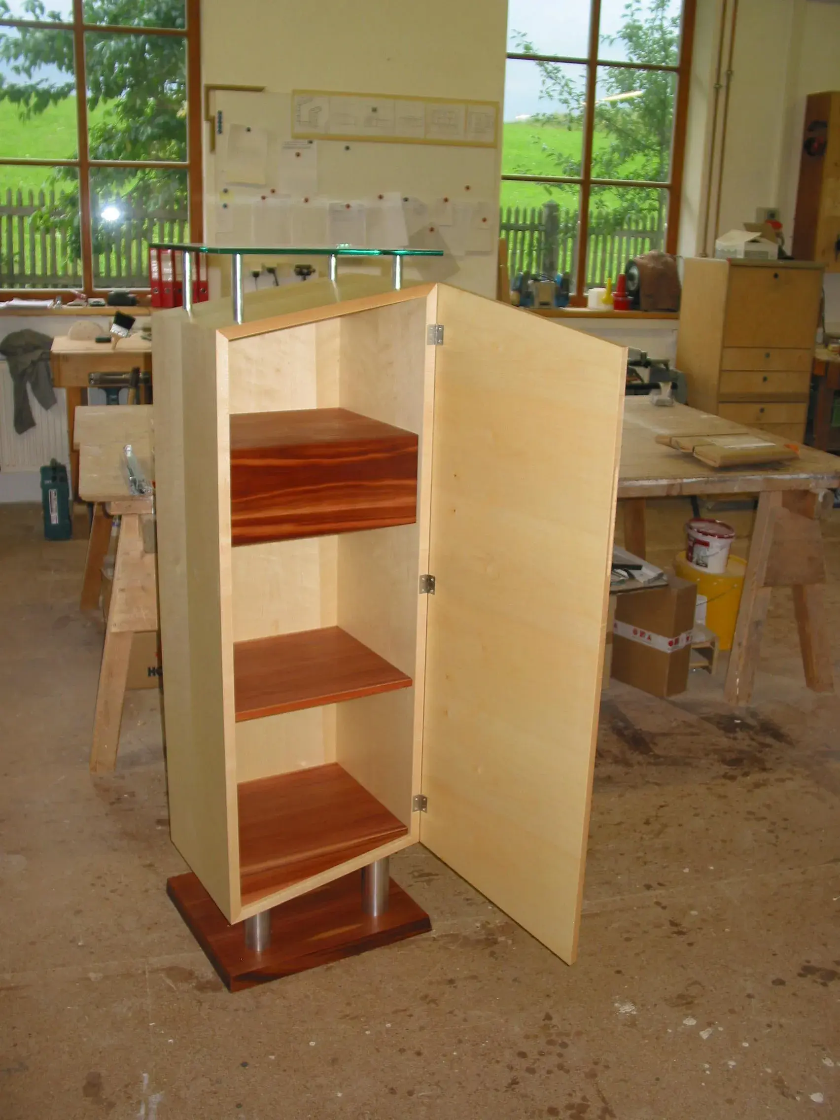 Ansicht von innen Zwetsche und Ahorn