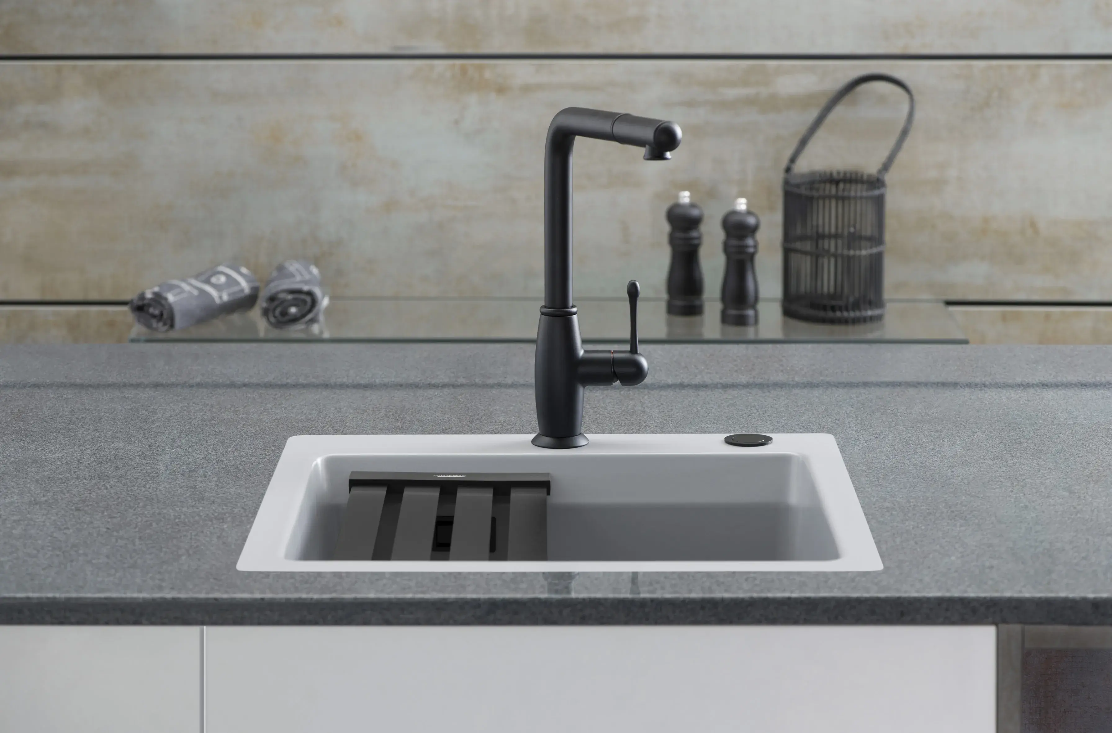 Systemceram Armatur Tradizione schwarz